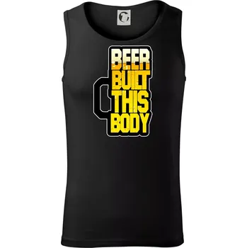 Beer built this body - Tílko pánské Core - XL ( Černá )