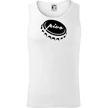 Pivo zátka - Tílko pánské Core - XL ( Bílá )