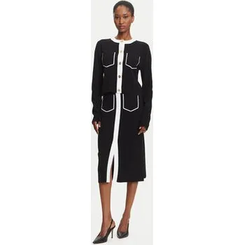 Dámský svetr KARL LAGERFELD Kardigan A3W18029 Černá Regular Fit M