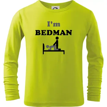 Dětská móda I am Bedman (Hana-creative) - Triko dětské Long Sleeve - 158 cm/12 let ( Limetková )