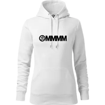 Dámská mikina Yoga mmm - Mikina dámská Cape s kapucí - XS ( Bílá )