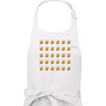 Kuchyňská zástěra Narozeniny - 30x pivo - Dámská zástěra na vaření - Univerzální velikost ( Bílá )