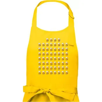 Kuchyňská zástěra Narozeniny - 60x pivo - Pánská zástěra na vaření - Univerzální velikost ( Žlutá )