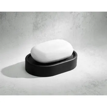 Mýdlenka Volně stojící Mýdlenka Livarno Home černé sklo