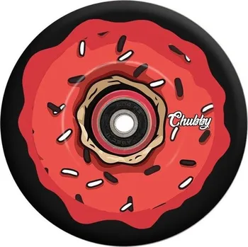 Kolečko ke koloběžce Kolečko CHUBBY Melocore Devil Doughnut 110mm | ABEC-11 | OREO-RED