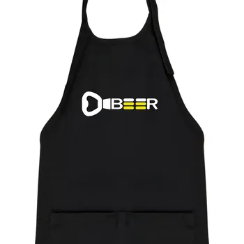 Kuchyňská zástěra Otvírák Beer - Dětská zástěra na vaření - Univerzální velikost ( Černá )