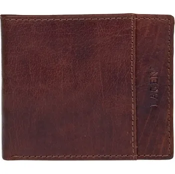 Peněženka Lagen peněženka z pravé kůže hnědá - muž