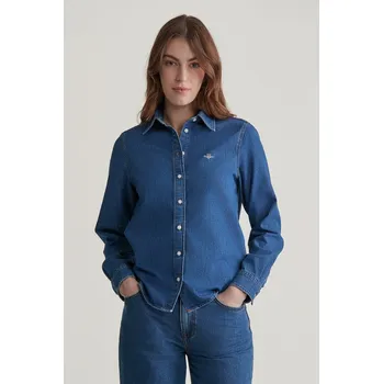 Dámská košile KOŠILE GANT REG DENIM SHIRT INDIGO