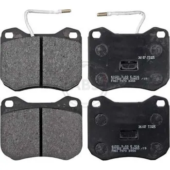 Brzdová destička Sada brzdových destiček, kotoučová brzda A.B.S. 36107