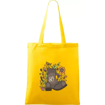 Stará bota 80 - Taška bavlněná - 42 x 38 cm ( Žlutá )
