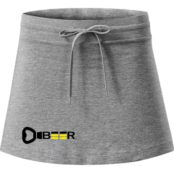 Dámská sukně Otvírák Beer - Sportovní sukně - two in one - XL ( Tmavě šedý melír )