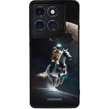 Pouzdro na mobilní telefon Lesklý kryt Mobiwear Glossy - Motorola Edge 60 Pro - G004G Astronaut na koni (Prémiové lesklé pouzdro, obal, kryt Mobiwear Glossy na mobil Motorola Edge 60 Pro - G004G Astronaut na koni, materiál Plast + TPU silikon - krytí po všech stranách, neošoupateln