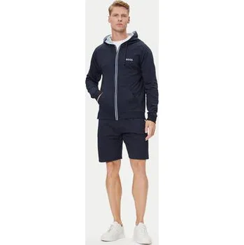 Pánská móda BOSS Mikina Authentic 50545573 Tmavomodrá Regular Fit M