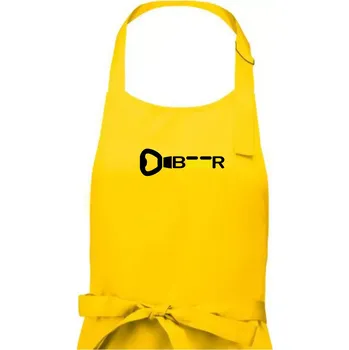 Kuchyňská zástěra Otvírák Beer - Dámská zástěra na vaření - Univerzální velikost ( Žlutá )
