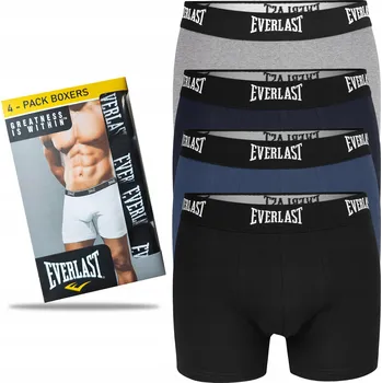 Boxerky Everlast pánské boxerky bavlněné 4 kusy vel. XL mix barev