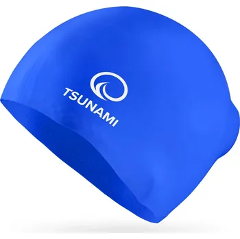 TSUNAMI Plavecká čepice unisex TSUNAMI VŠECHNY VELIKOSTI MODRÁ