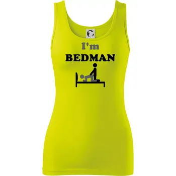 Dámské tričko I am Bedman (Hana-creative) - Dámské tílko - 2XL ( Limetková )