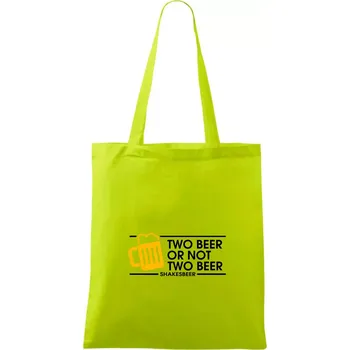 Shakesbeer - Taška bavlněná - 42 x 38 cm ( Limetková )
