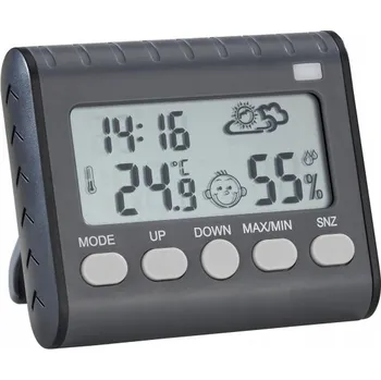 Meteostanice Meteorologická stanice 7 v 1 LCD Teploměr Vlhkoměr Hodiny Datum