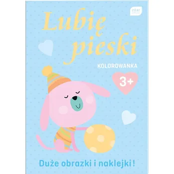 omalovánky Omalovánka Interdruk s nálepkami 3+