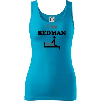 Dámské tričko I am Bedman (Hana-creative) - Dámské tílko - M ( Světlý tyrkys )