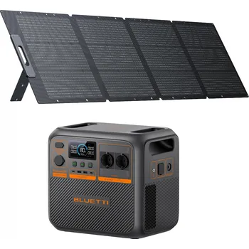 Powerbanka BLUETTI Powerbanka BLUETTI AC270P se 200W solárním panelem ORANŽOVÁ|ŠEDÁ