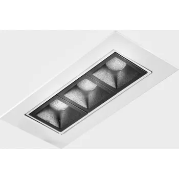 KOHL-Lighting NSES TILT zapuštěné svítidlo s rámečkem 123x58 mm bílá-černá 6 W 30D CRI 90 3000K Non-Dimm