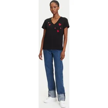 Pánská móda KARL LAGERFELD T-Shirt A3W17017 Černá Regular Fit S