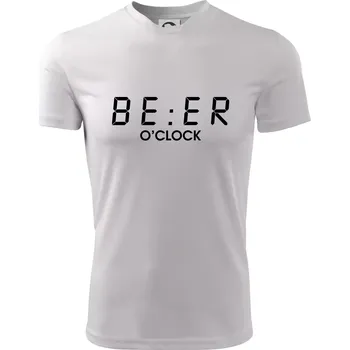 Chlapecké tričko Beer hodiny - Dětské triko sportovní (dresovina) - 122 cm/6 let ( Bílá )