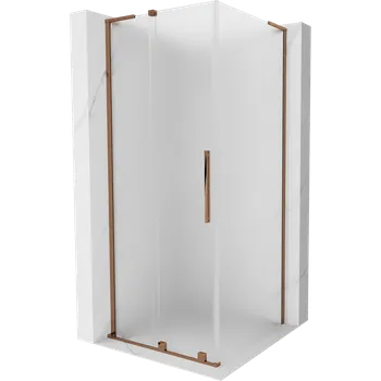 Mexen Velar L sprchová kabina posuvná 120 x 120 cm, matné sklo, růžové zlato - 871-120-120-33-60 Sprchové kouty
