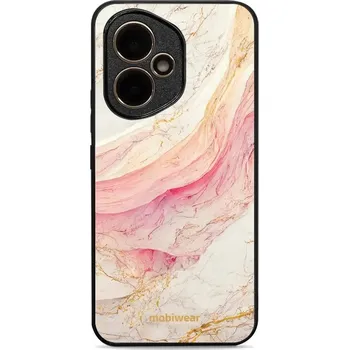 Pouzdro na mobilní telefon Lesklý kryt Mobiwear Glossy - Honor 400 - G027G - Růžový a zlatavý mramor (Prémiové lesklé pouzdro, obal, kryt Mobiwear Glossy na mobil Honor 400 - G027G - Růžový a zlatavý mramor, materiál Plast + TPU silikon - krytí po všech stranách, neošoupatelný)