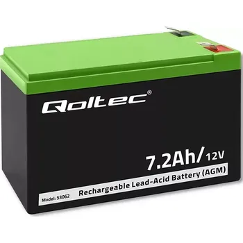 Záložní baterie Qoltec 12V 7,2Ah