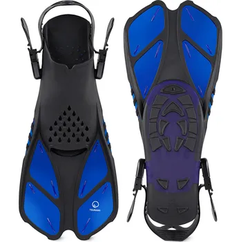 Potápěčské vybavení TSUNAMI Potápěčské páskové ploutve TSUNAMI L MODRÁ|ČERNÁ