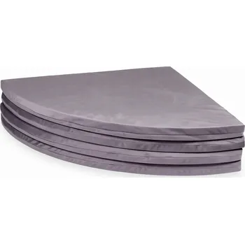 Podložka vzdělávací podložka kulatá velvet fialová 160 cm