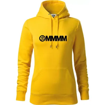 Dámská mikina Yoga mmm - Mikina dámská Cape s kapucí - 2XL ( Žlutá )
