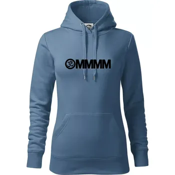 Dámská mikina Yoga mmm - Mikina dámská Cape s kapucí - 2XL ( Denim )