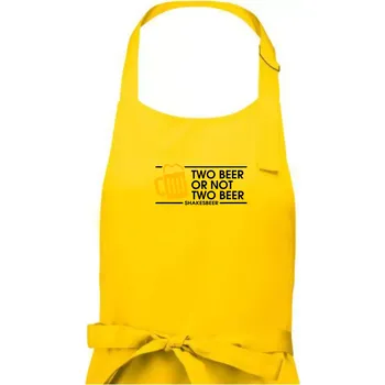 Kuchyňská zástěra Shakesbeer - Dámská zástěra na vaření - Univerzální velikost ( Žlutá )