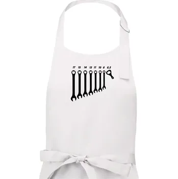 Kuchyňská zástěra Opravář piva - Dámská zástěra na vaření - Univerzální velikost ( Bílá )