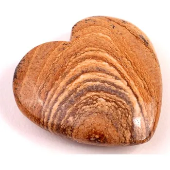 Drahý kámen Picture Jaspis srdíčko č. 94 - 20g