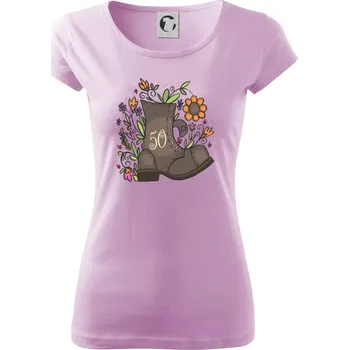 Dámské tričko Stará bota 50 - Dámské triko Pure - XS ( Orchid )