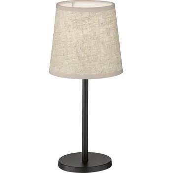 Lampička FISCHER & HONSEL Stolní lampa Rimini, lněná, béžová/černá, E14, 30 cm béžová, černá 1 x 25 W