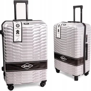 VELKÝ CESTOVNÍ KUFR XXL NA 4 KOLEČKÁCH POLYKARBONÁT RGL