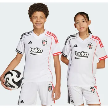 ADIDAS Dětský dres Beşiktaş JK 25/26 10 LET BÍLÁ