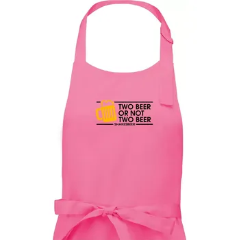 Kuchyňská zástěra Shakesbeer - Dámská zástěra na vaření - Univerzální velikost ( Růžová )