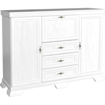 Ložnicová sestava Komoda KORA KK6-P Plné dvířka, Sosna Andersen