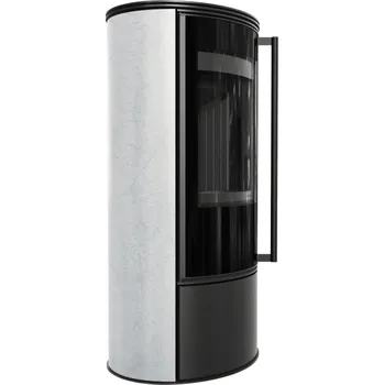 KRATKI ERIK 5,5 kW 150 akumulační keramika WHITE NATURAL BLACK