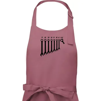 Kuchyňská zástěra Opravář piva - Dámská zástěra na vaření - Univerzální velikost ( Starorůžová )