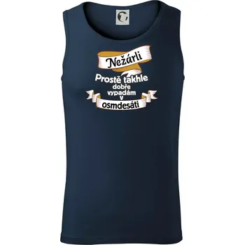 Nežárli pro pány 80 - Tílko pánské Core - XL ( Námořní modrá (velmi tmavá - téměř černá) )