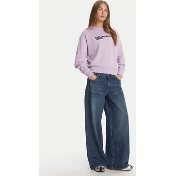 Dámské džíny Karl Lagerfeld Jeans Jeansy A3W10079 Modrá Wide Leg 27