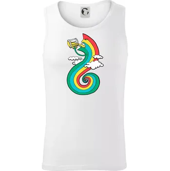 Pánské termoprádlo Piju jako duha (Pecka design) - Tílko pánské Core - 2XL ( Bílá )